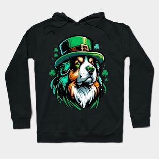 Tibetan Mastiff in Leprechaun Hat: St Patrick's Day Special Hoodie